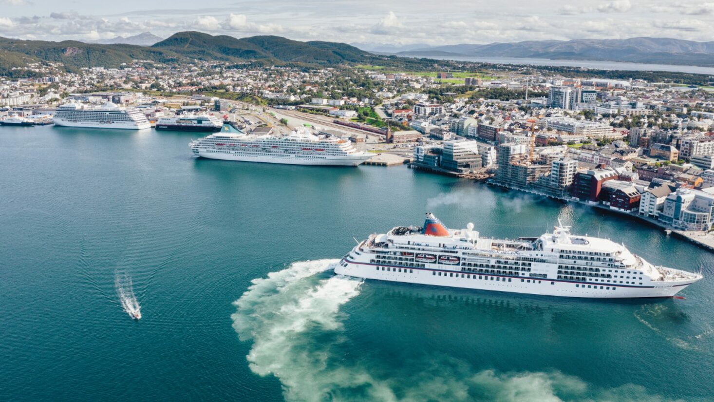 Dronebilde Bodø Havn