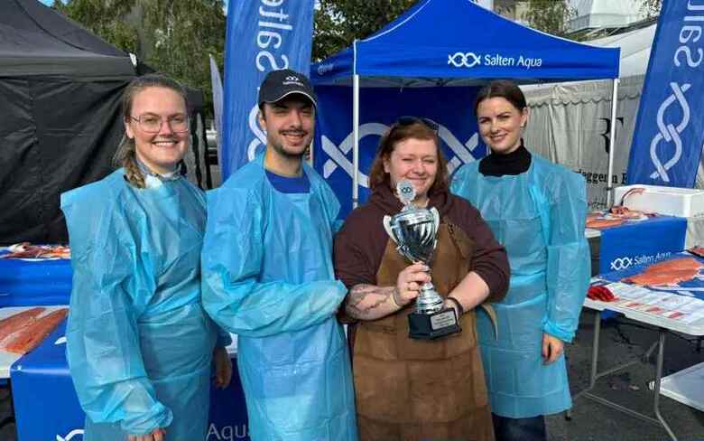 Salten Aqua fileteringskonkurranse Salten Mat 2025. Foto: Helge Simonsen, Saltenposten
